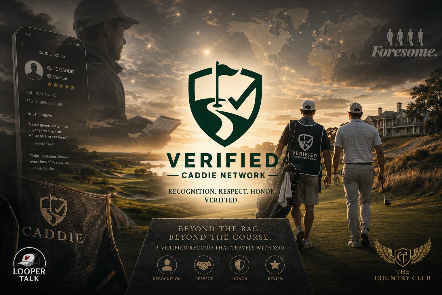 There Are Bag Carriers, and There Are Caddies. The Verified Caddie Network Finally Tells the Difference.